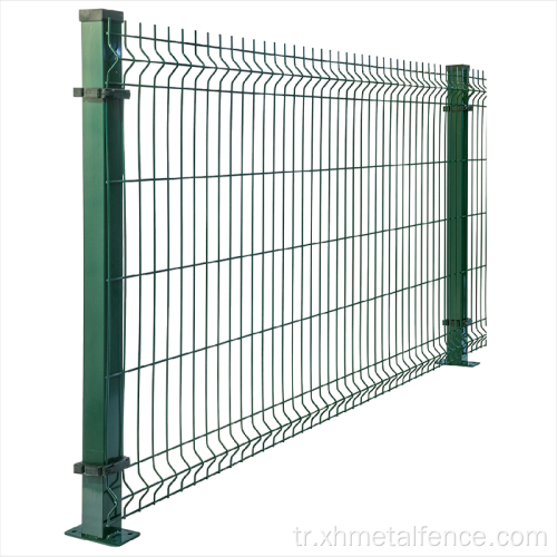 Ucuz güvenlik çit 3D kavisli PVC kaplı çit